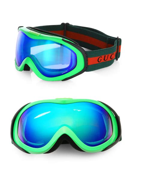 gucci ski brille|gucci mirrored glasses.